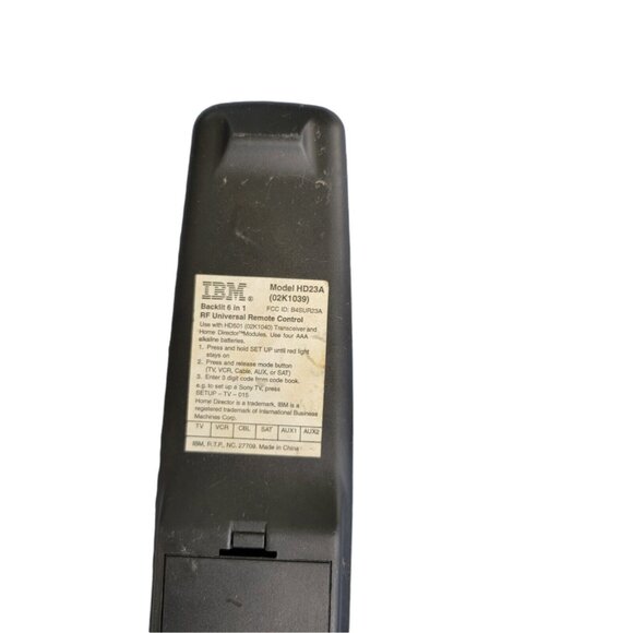 Genuine IBM Home Director Remote Control HD23A Tested And Works - Picture 3 of 3